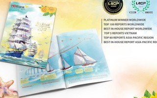 Báo cáo thường niên 2017 HDBank đạt giải cao nhất của Hiệp hội Truyền thông Mỹ