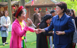 Phu nhân Tổng thống Hàn Quốc ấn tượng với văn hóa các dân tộc Việt Nam