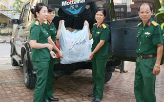 Kho J112, Cục Xe - Máy, Tổng cục Kỹ thuật, Bộ Quốc phòng trao đồ ủng hộ Mottainai 2018