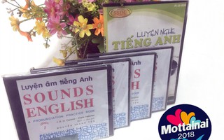 Mời bạn đấu giá bộ 5 đĩa CD, DVD giúp luyện âm, luyện nghe tiếng Anh hiệu quả