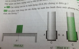 Sách Vật lý 8: Nội dung một đằng, minh họa một nẻo