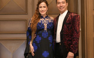 Diễn viên "Người đẹp và quái vật" diện áo dài Việt tại Paris