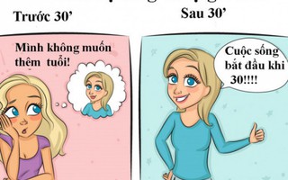 Sự khác biệt của phụ nữ trước và sau tuổi 30