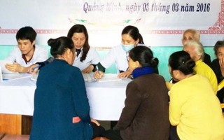 Quảng Bình: Khám, cấp thuốc miễn phí cho 200 phụ nữ nghèo