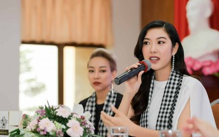 Người đẹp Thúy Vân chia sẻ bí quyết tại chương trình khởi nghiệp cho sinh viên