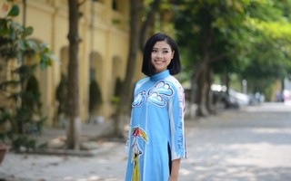 Đào Thị Hà đẹp trong veo với bộ sưu tập áo dài ‘Hà Nội an nhiên’