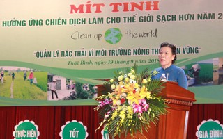 Hội LHPN Việt Nam hưởng ứng Chiến dịch 'Làm cho thế giới sạch hơn'