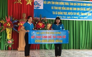 Hội LHPN tỉnh Bình Dương hỗ trợ phụ nữ biên giới Đắk Nông phát triển kinh tế