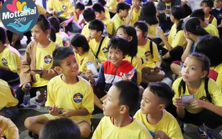 Trẻ em Cơ sở Bảo trợ xã hội Thảo Đàn thích thú vui chơi tại KizCiti
