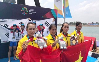 Hội LHPN Việt Nam gửi thư chúc mừng Đội rowing nữ tại ASIAD 2018