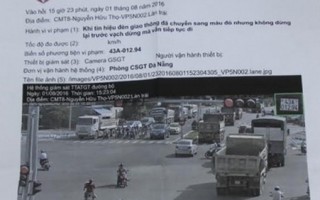 Đà Nẵng xử phạt vi phạm giao thông qua camera từ tháng 9