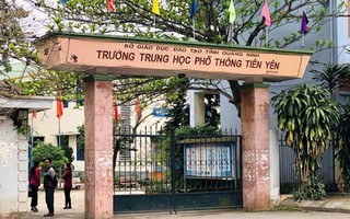 Gần 600 học sinh ở Quảng Ninh nghỉ học bất thuờng
