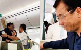 Xác minh hành vi của nam hành khách say rượu sàm sỡ cô gái trên máy bay