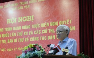 TBT Nguyễn Phú Trọng phê bình nhiều lãnh đạo như 'vua con'