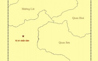 Động đất 3,9 độ Richter tại khu vực Thanh Hóa