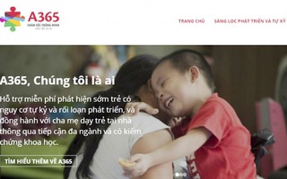 Website giúp phát hiện và chăm sóc trẻ tự kỷ