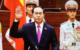 Chủ tịch nước Trần Đại Quang tuyên thệ nhậm chức