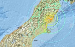 Động đất mạnh 7,8 độ Richter làm rung chuyển New Zealand