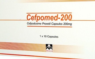 Thu hồi thuốc kháng sinh Cefpomed-200