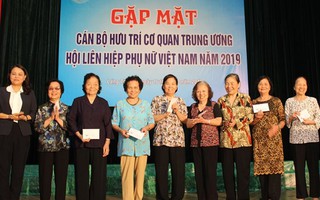 Gặp mặt và chúc thọ cán bộ hưu trí cơ quan TƯ Hội LHPN Việt Nam