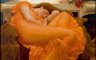 Màu hổ phách rực sáng trong “Flaming June”