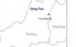 2 trận động đất liên tiếp ở Quảng Nam