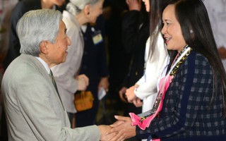 Ấm áp, thân thiện cuộc gặp Nhà vua và Hoàng hậu Nhật Bản