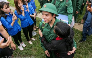 3.500 thanh niên Hà Nội lên đường nhập ngũ 