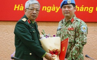 Thêm một sỹ quan Việt Nam đi làm nhiệm vụ gìn giữ hòa bình ở Nam Sudan