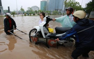 Hà Nội ngập gần bằng trận lụt lịch sử 2008