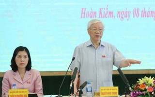 Cử tri Hà Nội: Trung ương sáng suốt khi giới thiệu Tổng Bí thư để Quốc hội bầu Chủ tịch nước