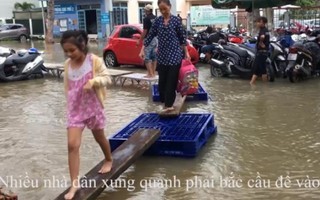 Người Sài Gòn chèo thuyền đi ăn nhà hàng