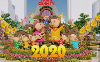 'Nhạc trưởng chuột' cao 3m sẽ mở màn Đường hoa Nguyễn Huệ 2020