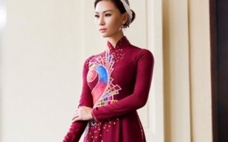 Áo dài Việt thắng giải tại Hoa hậu Du lịch quốc tế