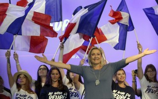Thế tiến bước của ứng viên Marine Le Pen trong bầu cử Tổng thống Pháp