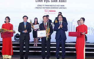 Nestlé Việt Nam lọt Top 10 doanh nghiệp bền vững Lĩnh vực sản xuất năm 2018