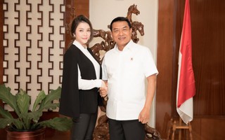 Lý Nhã Kỳ được tiếp đón tại Phủ Tổng thống Indonesia