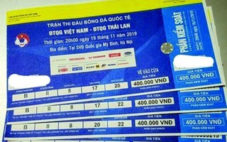 Phát hiện hơn 1.000 vé giả xem trận đấu Việt Nam-Thái Lan