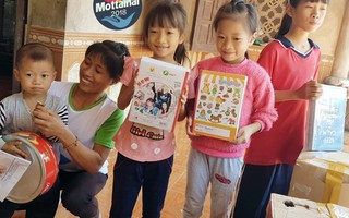 Mottainai 2018 hỗ trợ 4 trẻ em nghèo mồ côi cha vì tai nạn giao thông