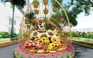 300 nhà vườn tham gia Hội chợ hoa xuân Phú Mỹ Hưng