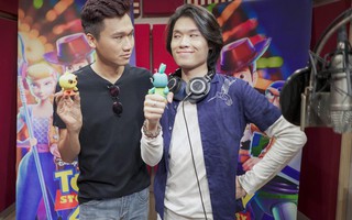 'Mr Cần Trô' Xuân Nghị và 'thầy giáo mưa' Quang Trung hài hước trong 'Toy Story 4'