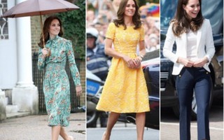 Thời trang thu “đốn tim” của Công nương Kate Middleton