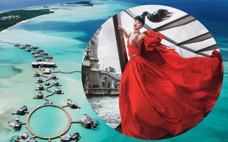 Jessica Minh Anh thực hiện dự án 'Thời trang và Môi trường' ở hòn đảo thiên đường 