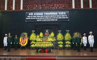 Tổ chức trọng thể lễ tang Trung tướng Đồng Sỹ Nguyên