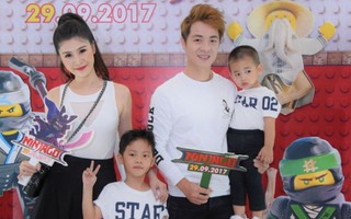 Gia đình sao Việt nô nức xem công chiếu "Phim Lego Ninjago"