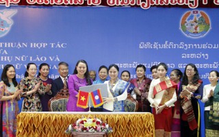Đẩy mạnh hợp tác giữa Hội LHPN hai nước Việt-Lào