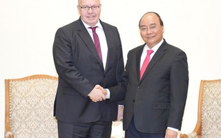 Thủ tướng Nguyễn Xuân Phúc tiếp Bộ trưởng Kinh tế và Năng lượng Đức
