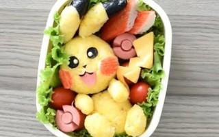 Cơm bento Pokemon siêu đáng yêu cho bé