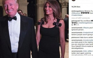 Dân mạng tranh cãi nảy lửa về chiếc váy của vợ ông Trump 