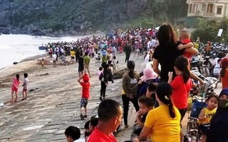 Nghệ An: Đang nỗ lực tìm kiếm nam sinh lớp 5 bị đuối nước khi tắm biển
